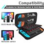 ARTGUTS Sac pour Console 2025 Nintendo Switch 2, Housse de Protection Portable à Coque Dure, Sac de Voyage Noir avec 20 Cartouch