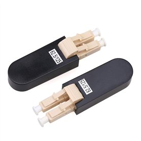 Connecteur de circuit optique LC/UPC SM et MM fibre optique Loopback Adaptateur LC Interface connecteur de signal (LC/UPC MM-62.