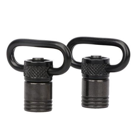Tourbon Émerillons de Carabine QD à Bouton-Poussoir à dégagement Rapide de 1 " (Noir