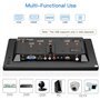 Upinva 13.3 Pouces IPS L'affichage Écran de Surveillance Prend en Charge HDMI AV BNC VGA Interface d'entrée USB Affichage de la 