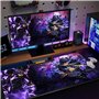 Solo Leveling Tapis de Souris Anime XXL Grand 900 x 400 mm Tapis de Souris Gamer Hydrorésistant avec Base en Caoutchouc Anti-Gli