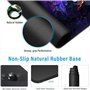 Solo Leveling Tapis de Souris Anime XXL Grand 900 x 400 mm Tapis de Souris Gamer Hydrorésistant avec Base en Caoutchouc Anti-Gli