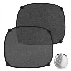 2 pcs Pare Soleil Voiture Bébé avec 8 Ventouses