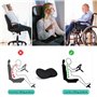 YZROHYI Coussin de Siege Voiture Conducteur,Coussin Rehausseur Voiture Adulte,Coussin Automobile,Coussin de Soutien Lombaire,Cou