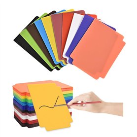 YZROHYI 100 Pièces Intercalaires Cartes à Collectionner 10 Couleurs
