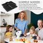 GIDWRIY Lot de 2 Moule Gaufre Silicone Air Fryer,Accessoires pour Friteuse à Air Chaud,Moule Gaufrier Réutilisable,Insert de Gau