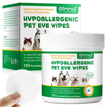 Lingettes Pour Les Yeux De Chien 150Pcs