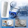 Lot de 19 kits d'accessoires pour aspirateur Ecovacs Deebot X9 pro Omni / X9 Pro, 1 brosse principale, 1 rouleau serpillère, 6 s