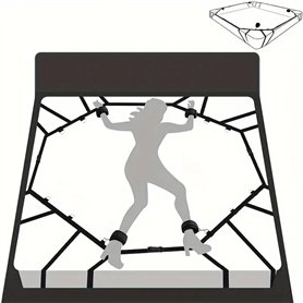 1 jeu de sangles de fixation de lit améliorées et renforcées sangles de toile d'araignée sangles de yoga