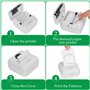 HOMIKLSA 12 Rouleaux Papier Thermique pour Enfants - Papier sans Encre, Blanc, Facile à Remplacer (57mm x 25mm)