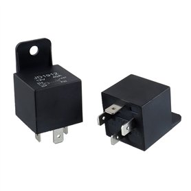 EPLZON JD1912 Relais 4 Broches 40A 12V SPST Voiture Camion Van Moto Bateau Relais (Lot de 2 pcs)