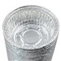 Plateaux en aluminium ronds pour grillades Plaque à pâtisserie en aluminium - 50 pièces Plateaux en aluminium jetables, Plateaux