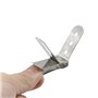 Sonde Température Support Thermomètre Pince - Clip Accessoire en Acier Inoxydable avec 3 Trous Fixe Mesurer Passe au Lave Vaisse