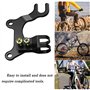 Benaton 3 Pièces Adaptateur Cadre Support Frein à Disque, Frein à Disque Bicyclette Adaptateur Noir, Adaptateur Cadre Frein de B