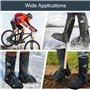 Gteyaeen Couvre-chaussures imperméables, couvre-chaussures anti-pluie, couvre-chaussures réutilisables, bottes de couvre-chaussu