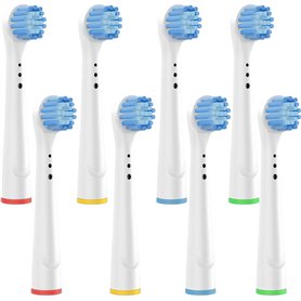 Brossette de Rechange Compatible pour Braun Oral b Têtes Brossettes de Rechange Têtes Brosse Embout Precision Floss Cross Action