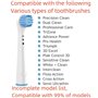Brossette de Rechange Compatible pour Braun Oral b Têtes Brossettes de Rechange Têtes Brosse Embout Precision Floss Cross Action
