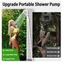 6000mAH Rechargeable Douche Camping avec Pompe