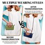 Bandouliere pour Sac Longchamp, Sangle de Rechange en Cuir pour Sac à Main à Bandoulière Longue et Réglable, Mini Sangles Femme 