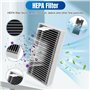 Dxyue Lot de 17 pièces de rechange pour aspirateur robot Ecovacs Deebot T80 Omni / T80, 1 brosse principale, 1 rouleau serpillèr