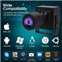 ELP 1080P 2MP 30fps JPEG 1920 x 1080 Full HD Mini USB Box caméra CMOS avec 2,8–12 mm objectif Vario