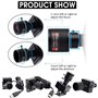 ELP 1080P 2MP 30fps JPEG 1920 x 1080 Full HD Mini USB Box caméra CMOS avec 2,8–12 mm objectif Vario