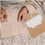 enveloppes à fermeture en forme de cœur