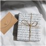 Vanyibro Lot de 25 mini enveloppes avec 25 cartes, enveloppes à fermeture en forme de cœur, cartes de vœux vierges avec envelopp