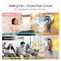 Dancial Ventilateur USB pour poussette, Ventilateur 100ml pour poussette, Mini Ventilateur à Main avec 3 Vitesses, Ventilateur à