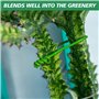 Fil de Jardin Vert 3,5 mm x 20 m, Cordon Torsadé Souple pour Attacher Les Plantes, Idéal pour Tomates, Plantes Grimpantes, Vigne