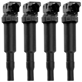 Lot de 4 bobines d'allumage 0221504470 12138647689 compatible avec Mini R55 R56 R57 R58 R59 R60 R61