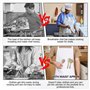 Lot de 2 tabliers de cuisine pour homme - Blanc - Tablier de cuisine pour homme - Costume de cuisinier - Bavette réglable avec 2