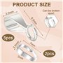 Fermoirs pour Bijoux Pendentifs avec Boucle Ouverte Curseur Pendentif Adaptées a la F