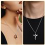 Attache Pendentif,7 Pièces Fermoir Collier,Fermoirs pour Bijoux Pendentifs avec Boucle Ouverte Curseur Pendentif Adaptées a la F