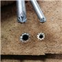 500Pcs Couleurs Mixtes 3mm Forme Ronde Oeillets En Métal Scrapbooking Carte Making Craft Cuir Hot Eyelets pour Trou Punch