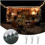 ZALHIN 12 Sets Crochet De Tuyau pour Camping-Car – Crochets pour Bande De Tuyau, S- Crochet, Crochets Réglables À 2 Trous, Campi