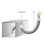 Kit d'assortiment d'anneau de joint d'inductance électrique pour bouchon en caoutchouc noir pour la protection des fils, des fic