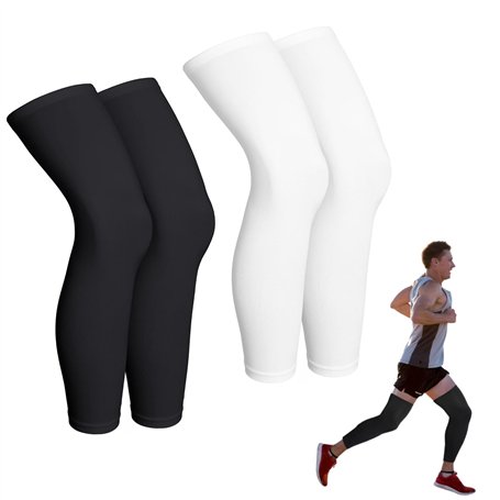 PIMXL 4 Pièces Genouillère de Compression Manchon