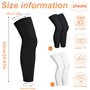 Longueur Manchon de Jambe de Cyclisme Sportif