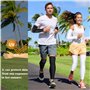 PIMXL 4 Pièces Genouillère de Compression Manchon, Longueur Manchon de Jambe de Cyclisme Sportif, Ensemble de Manchons de Compre