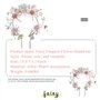 PLATEYTR Coiffure Communion Fille Golden Couronne Fleur Cheveux Enfant Decoration Cheveux Fille Bapteme Fit Princesse Demoiselle