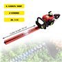 Taille-haie professionnel à essence 22,5 cm³ 1,25 CV sécateur à essence pour jardin avec poignée rotative