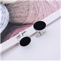 YKKJ Boutons de Manchette, Onyx Cufflinks Convient aux Cadeaux de Fête de Mariage, à la Fête des Pères, à Noël, à la Remise des 