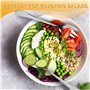 20cm Cuillère à Salade et Fourchette à Salade