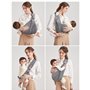 Mumgaroo Écharpe de Portage, Porte Bébé, Naissance Confortable en Coton Pour Nouveau-né Jusqu'à 15 kg, Design respirant et élarg