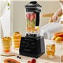 Zalydala Blender Puissant 5000 W 2 L 9 Vitesses Fonction 2 en 1 Extrait de Jus et Hachage Sécurité Haute