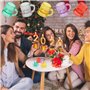 VIVIIHOO 20 Verres à Liqueur en Plastique avec poignée et chaînes, idées de fêtes colorées pour enterrements de Vie de garçon, M