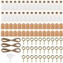 YOYEAH Lot de 30 petites bouteilles en verre avec bouchon en liège - 10 ml - Tubes à essai pour décorations de fête de mariage e