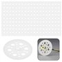 MOLIMOLI 200pcs 46mm Rondelles en Plastique