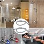 Aililong Mélangeur Flexible, Set de 2 tuyaux d'évier de Cuisine 80cm, Tuyau de raccordement Flexible de Robinet de Cuisine en Ac